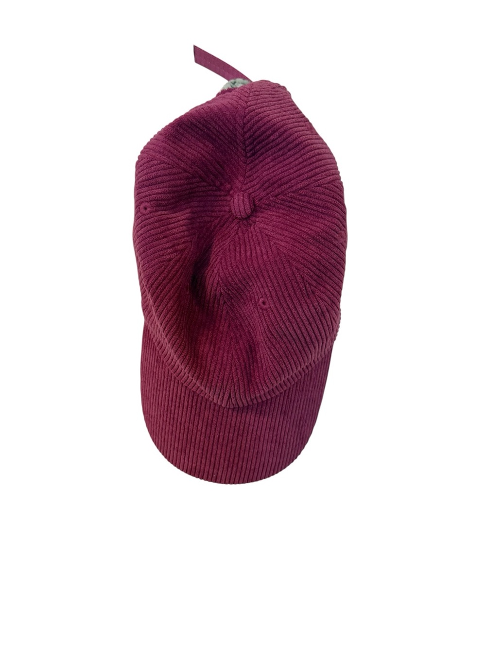 Anthropologie Corduroy Baseball Cap in Deep Berry